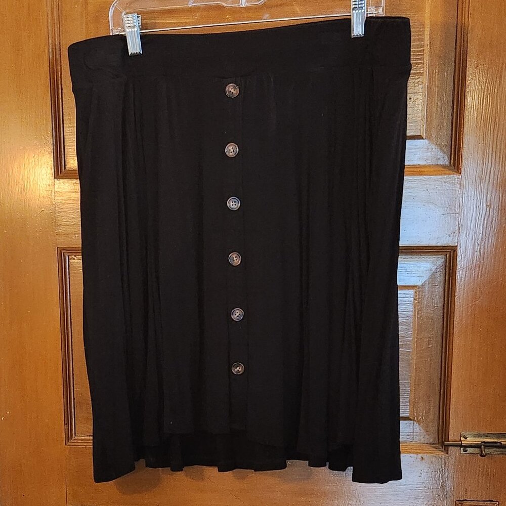 Torrid Black Soft Knit Mini Skirt
